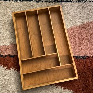 The Container Store Bamboo Utensil Organizer for Drawer
